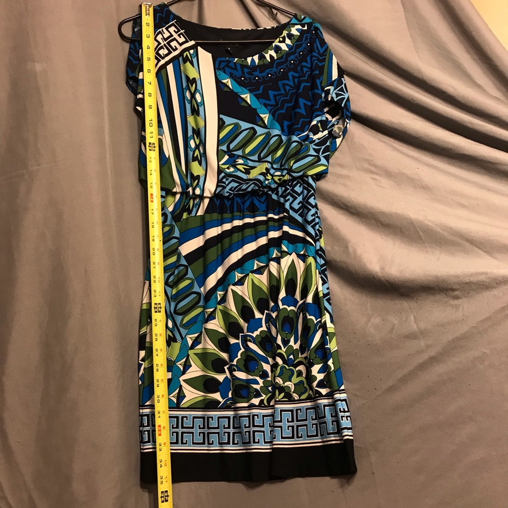Enfocus Studio Grecian Slit Sleeve Dress, Size 6 - Picture 6 of 9